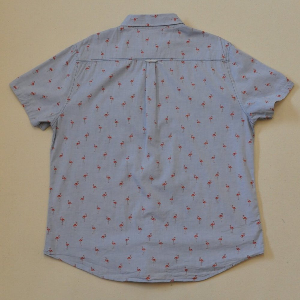 Sovereign Code Ss Flaming Button Down Xl - image 3